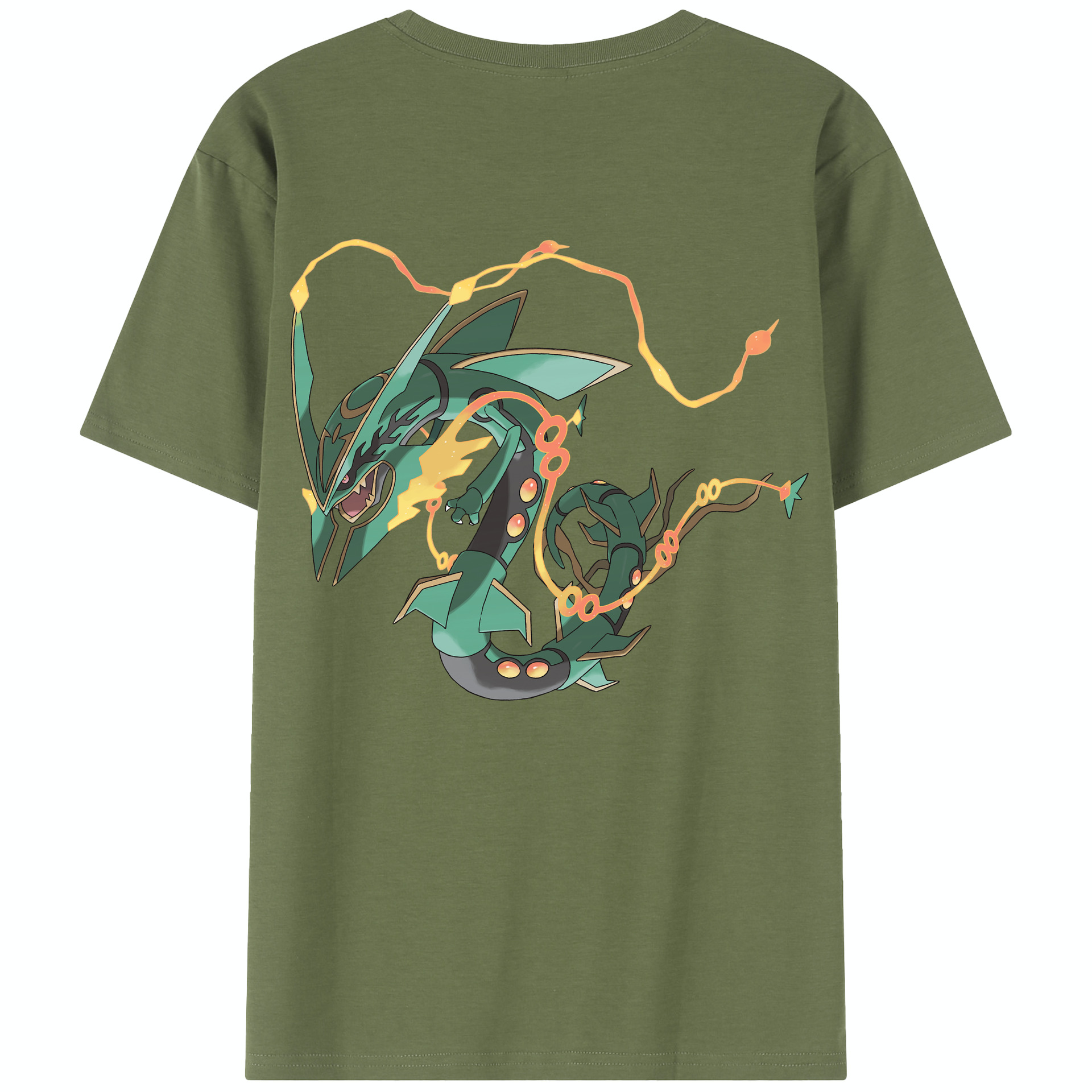 （画像用） ポケットモンスター Pokémon 綿100％半袖Tシャツ（背面プリント）